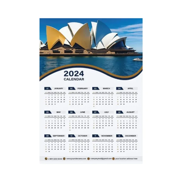 S137 تقويم جداري لاصق