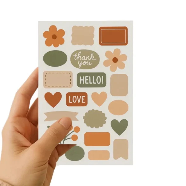 A5sheet-sticker ستيكرات في شيت A5